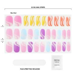 Sherbet Swirl -Nail Polish Store GWA01 SherbertSwirl Contents